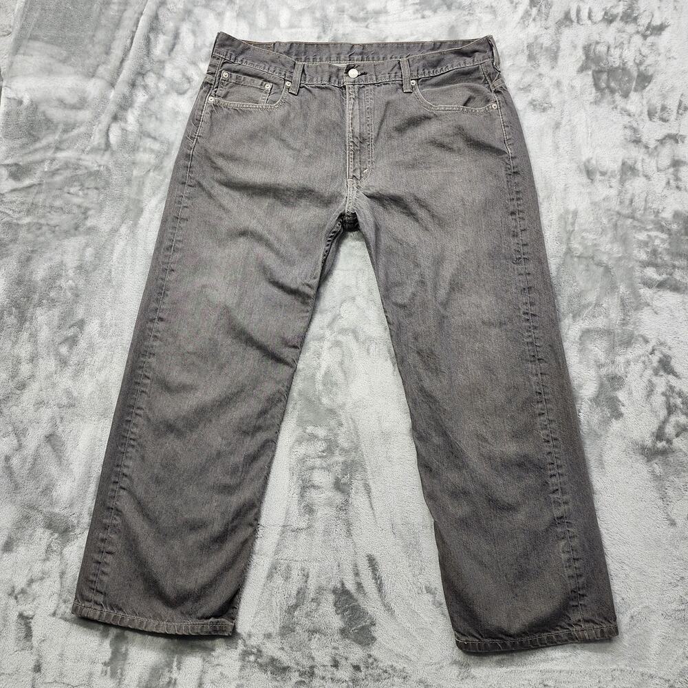 Levi's 569 Jeans Mens W40 L28* Gray Loose Straight Minimalist American Workwear‎